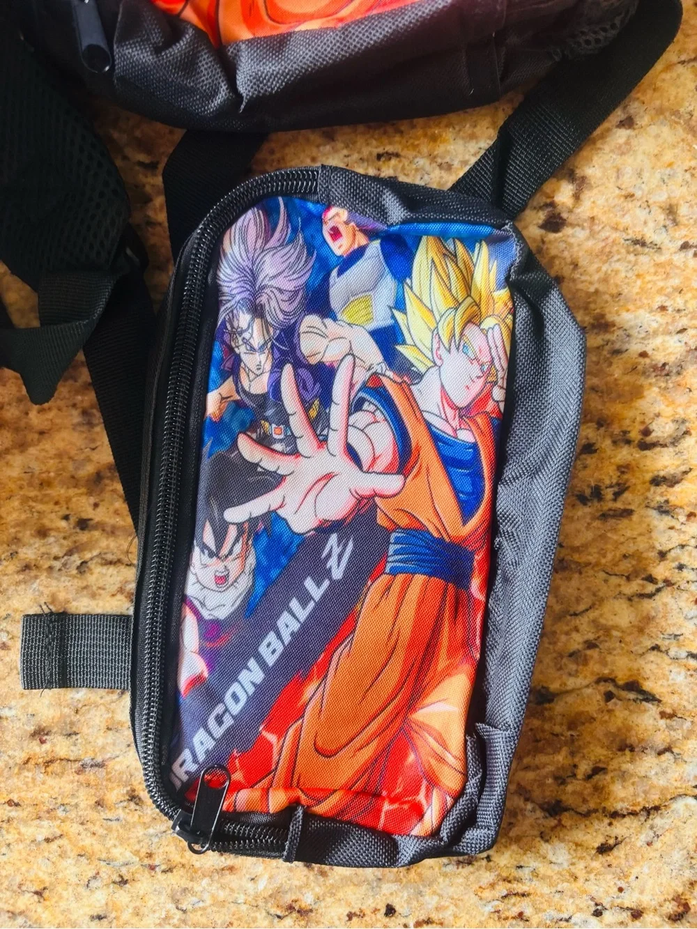 NEW-3PC Dragon Ball Z BIOWorld Backpack Set with Lunch Box and Pencil Case